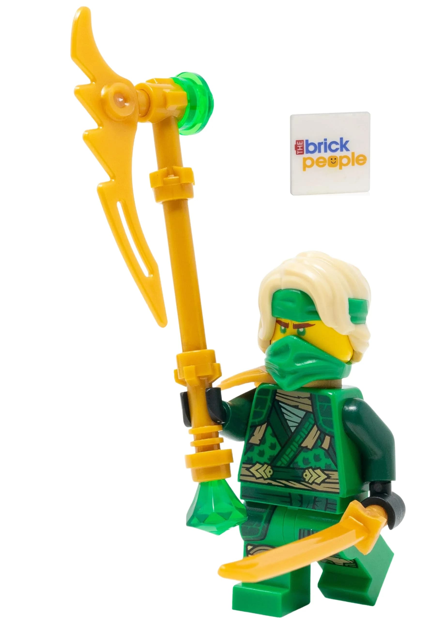 LEGO Ninjago Lloyd Crystalized Minifigure with Jagged Blade & Sword (1.7 inch Height) - main product image