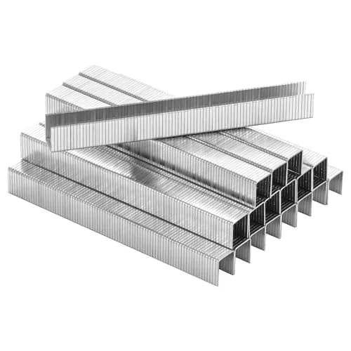 meite T50 Staples 1/2 Inch Heavy Duty Galvanized Staples for Staple Gun | Rust-Resistant, 20 Gauge, 1,512 Counts thumbnail 1