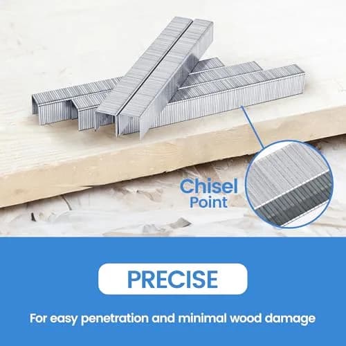 meite T50 Staples 1/2 Inch Heavy Duty Galvanized Staples for Staple Gun | Rust-Resistant, 20 Gauge, 1,512 Counts thumbnail 4