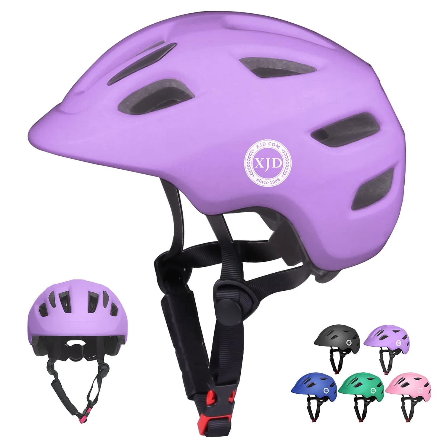 XJD Toddler Helmet for Kids & Babies - Adjustable Multi-Sport Bike & Skateboard Helmet, Lightweight, Light Purple, X-Small (46-51 cm) - main product image
