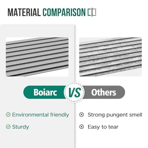 Boiarc Threshold Ramps for Doorways 3/8'' Rise-6.6Ft Long | Rubber Non-slip Threshold Strip thumbnail 4