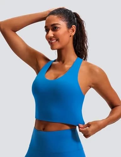 JOYSPELS Criss-Cross Sports Bra 75% Nylon, 25% Spandex | Soft, Supportive, Moisture-Wicking (70-120 chars) thumbnail 3