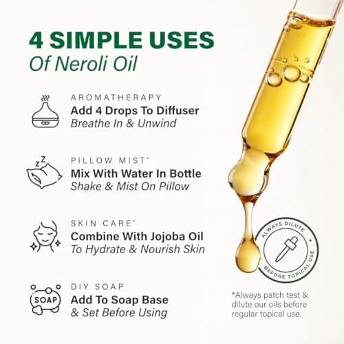 KUKKA Neroli Essential Oil 118ml (4 Fl Oz) | Pure Aromatherapy & Skin Care thumbnail 5