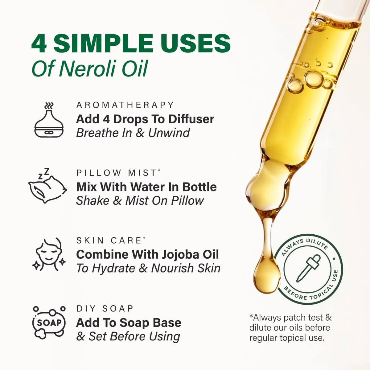 KUKKA Neroli Essential Oil 118ml (4 Fl Oz) | Pure Aromatherapy & Skin Care - view 5