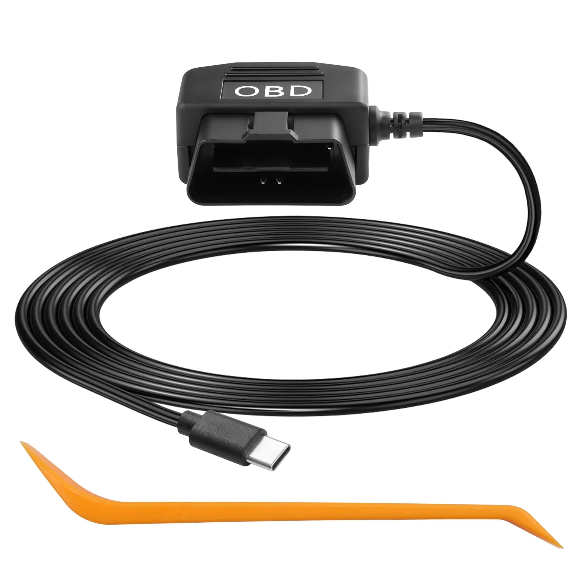 CERRXIAN OBD Power Cable for Dash Camera 3.5M | 24-Hour Surveillance with Low Voltage Protection