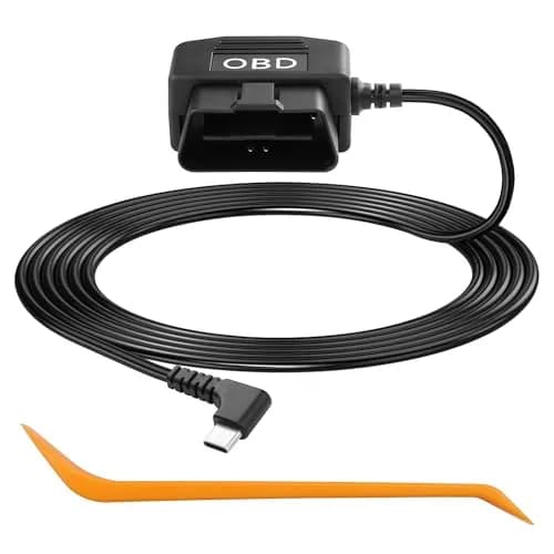 CERRXIAN OBD Power Cable for Dash Camera 13-40V to Type C | 3.5M/11.5FT, Low Voltage Protection thumbnail 1