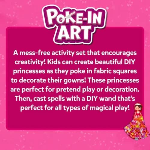 Skillmatics Poke-in Art Magical Princesses Wood Craft Kit | Mess-Free Fun for Ages 4-9 thumbnail 9