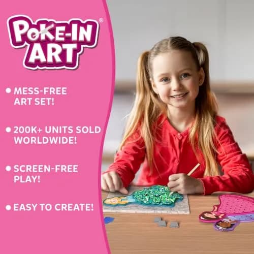 Skillmatics Poke-in Art Magical Princesses Wood Craft Kit | Mess-Free Fun for Ages 4-9 thumbnail 2