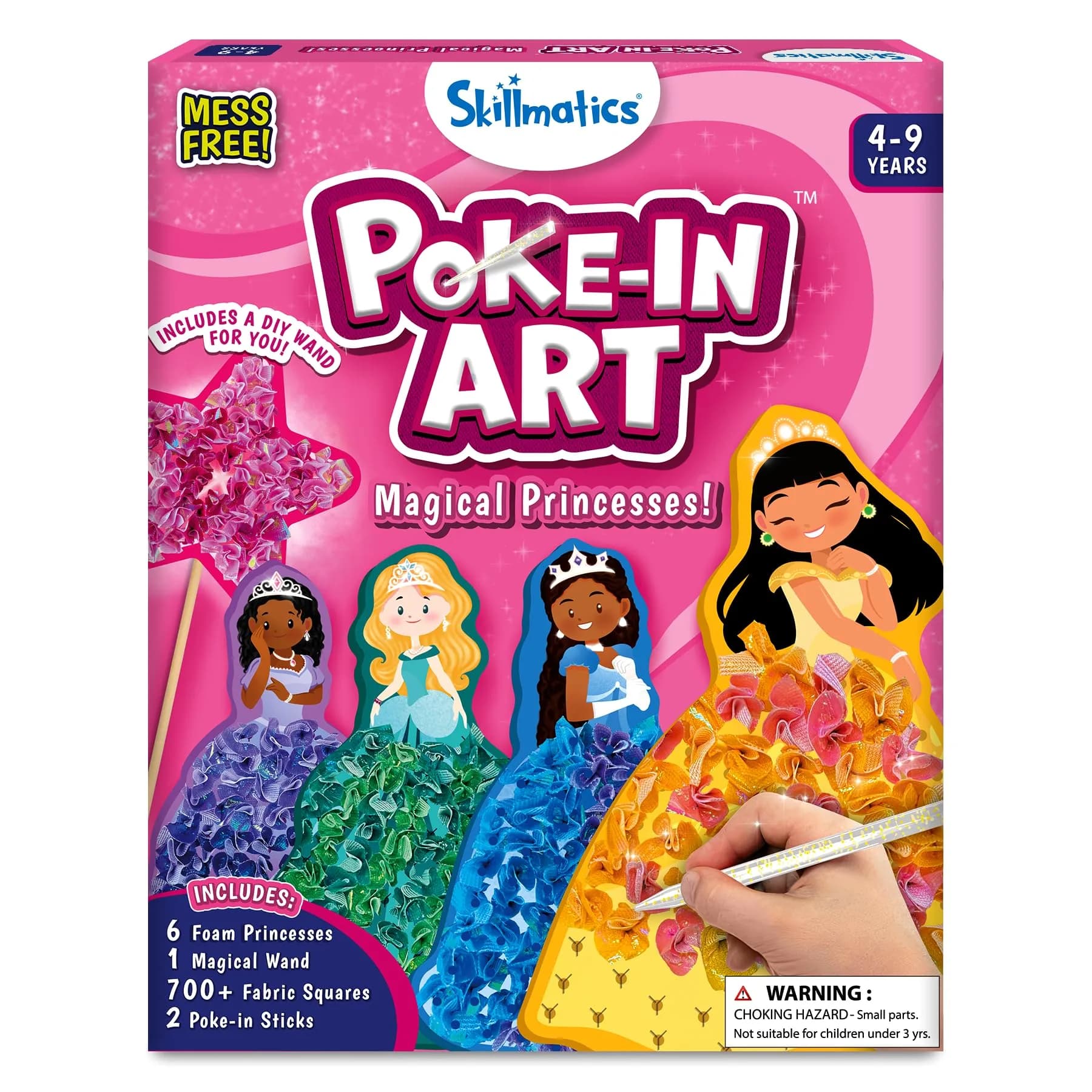 Skillmatics Poke-in Art Animal Masks Craft Kit | Mess-Free Fun for Kids Ages 4-9 — 1. Magical Princesses