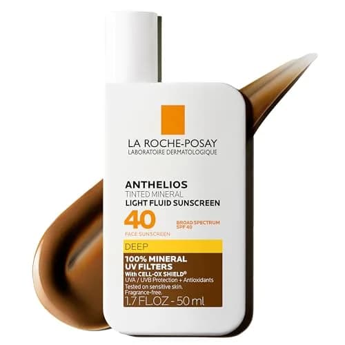 La Roche-Posay Anthelios Tinted Mineral Face Sunscreen SPF 40 Deep | 50ml (1.7 Fl Oz) | Broad Spectrum Protection thumbnail 1