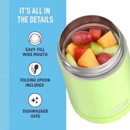 THERMOS FUNTAINER Food Jar with Spoon, 16oz | Keeps Food Hot & Cold for Kids thumbnail 4