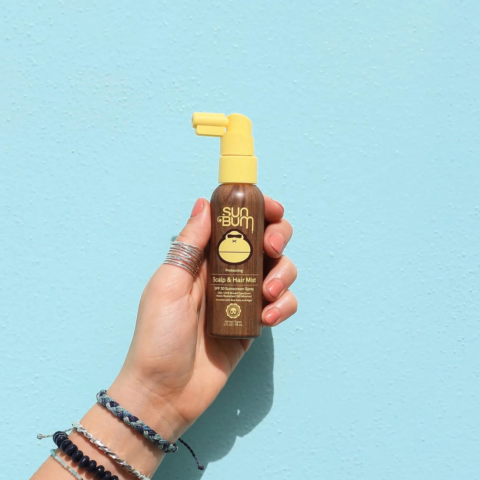 Sun Bum Original SPF 30 Scalp & Hair Mist + Mineral SPF 30 Lip Balm | 59ml (2 Fl Oz) Scalp Mist, 4.4ml (0.15 Oz) Lip Balm - view 4