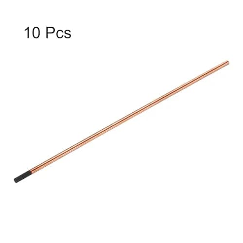 PATIKIL 10pcs 5mmx305mm Carbon Arc Gouging Rods Copper Graphite Coated | High-Temp Resistance & Conductivity thumbnail 3