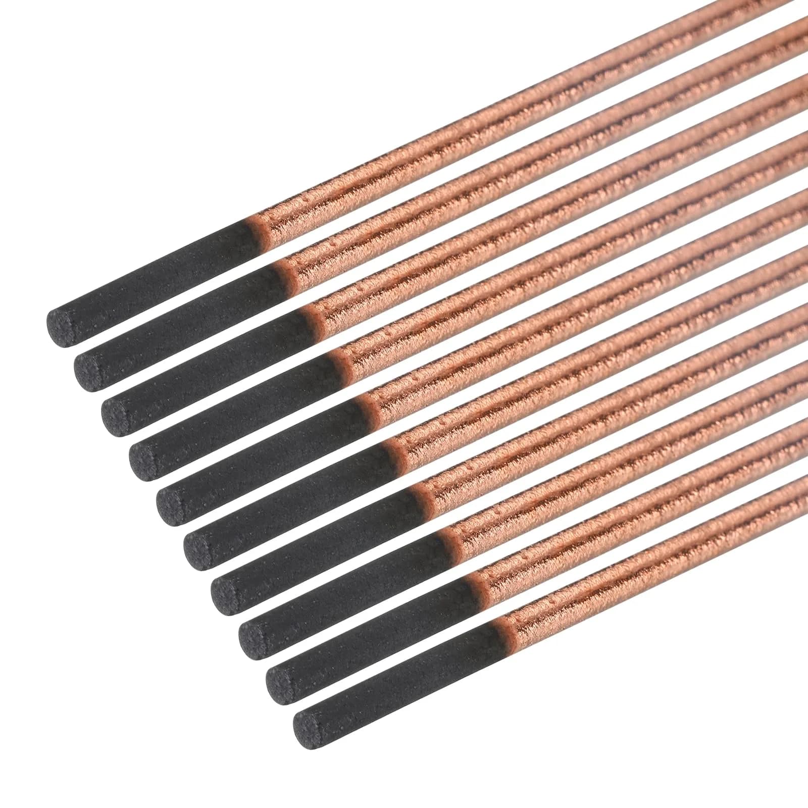 PATIKIL 10pcs 4mmx305mm Carbon Arc Gouging Rods Copper Graphite | High-Temp Resistance & Welding Precision