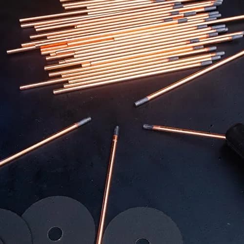 PATIKIL 10pcs 4mmx305mm Carbon Arc Gouging Rods Copper Graphite | High-Temp Resistance & Welding Precision thumbnail 5