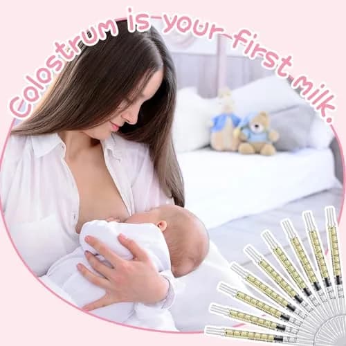 TrelaCo 1ml Colostrum Syringe Collection Kit with 20ml Cup & Stickers | Sterile, Needle-Free, 50-Count thumbnail 6