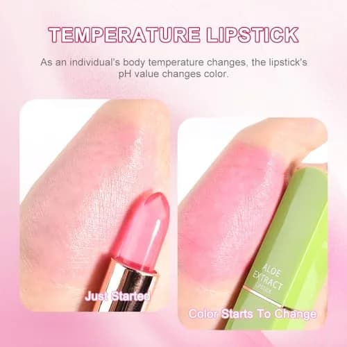 BINGBRUSH Jelly Color Changing Lipstick Queen, 1 Count | Long Lasting Waterproof Lip Balm with Aloe Vera (Dancing Fuchsia) thumbnail 5