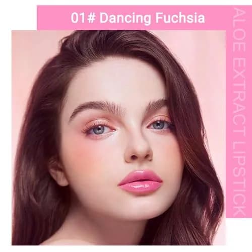 BINGBRUSH Jelly Color Changing Lipstick Queen, 1 Count | Long Lasting Waterproof Lip Balm with Aloe Vera (Dancing Fuchsia) thumbnail 2