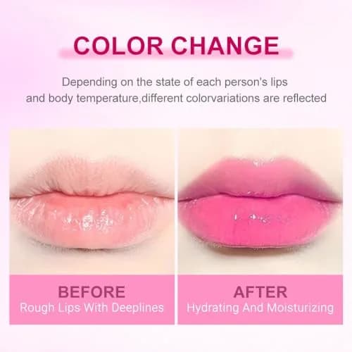 BINGBRUSH Jelly Color Changing Lipstick Queen, 1 Count | Long Lasting Waterproof Lip Balm with Aloe Vera (Dancing Fuchsia) thumbnail 3
