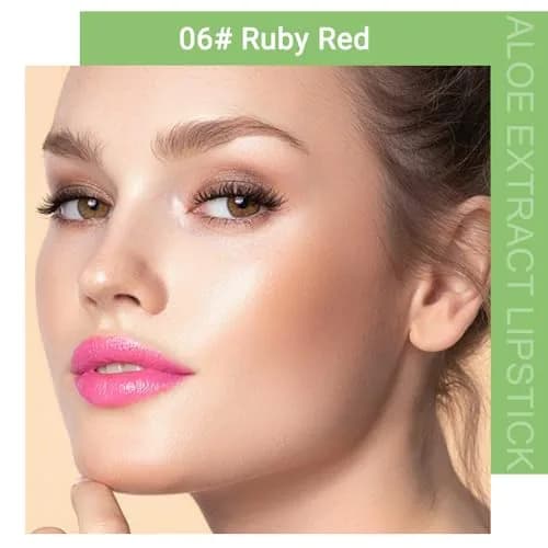 BINGBRUSH Jelly Color Changing Lipstick 06# Ruby Red | Long Lasting Waterproof Lip Balm thumbnail 2
