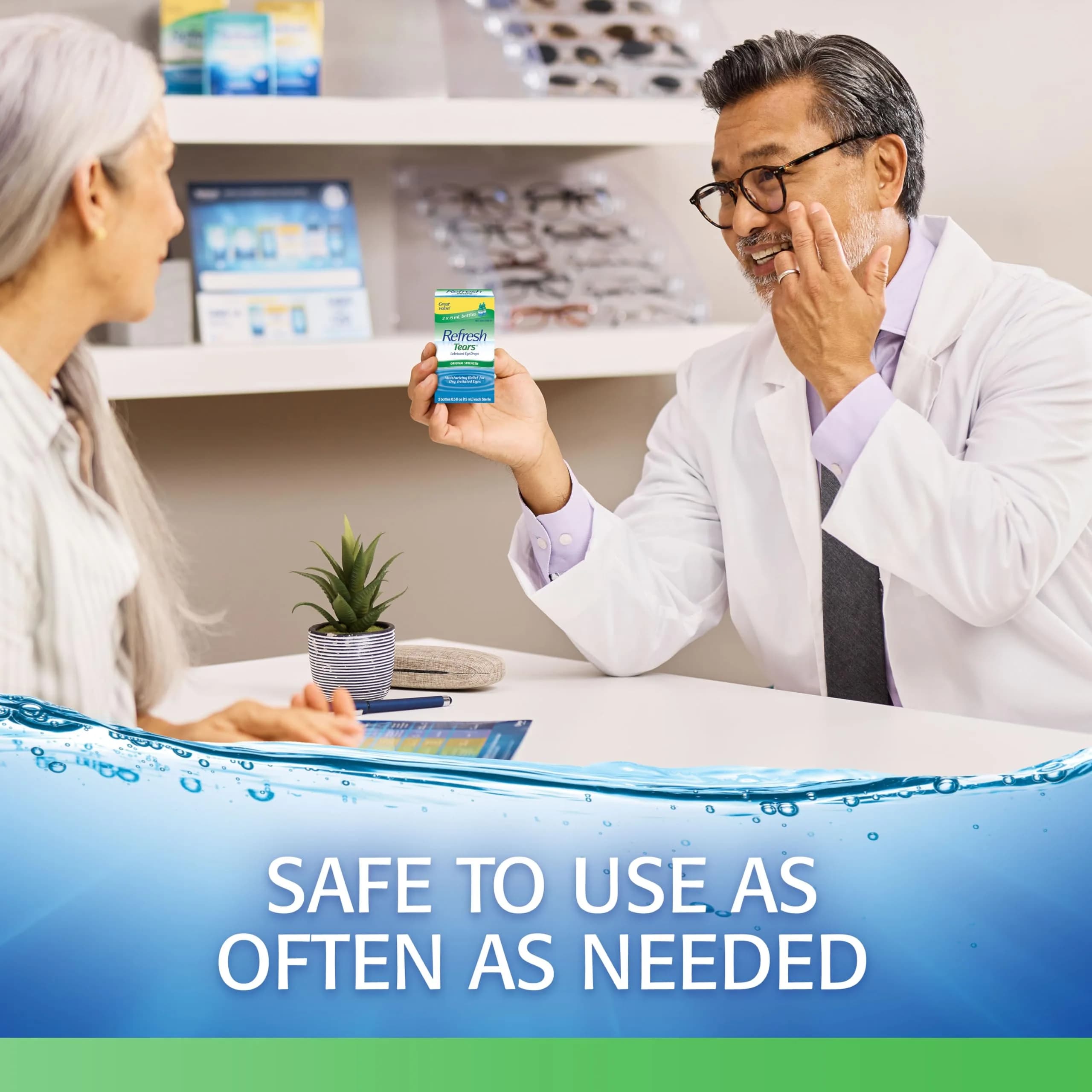 Refresh Tears Lubricant Eye Drops for Dry Eyes, 0.5 fl oz (15 ml) | USA Authentic Import - view 4