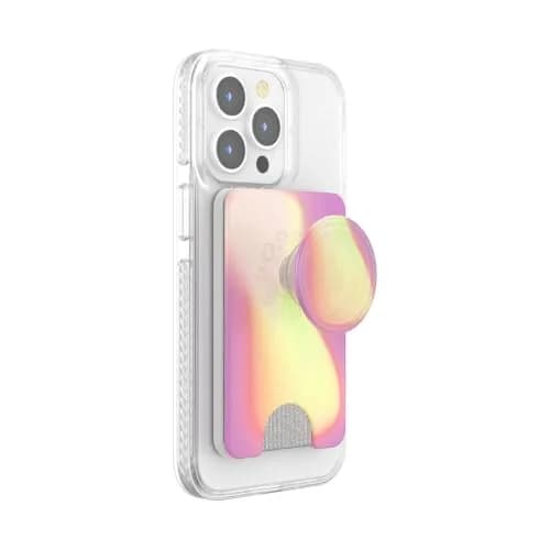 PopSockets Phone Wallet for MagSafe with Grip- Aurange | Slim Magnetic Wallet with Card Holder thumbnail 3