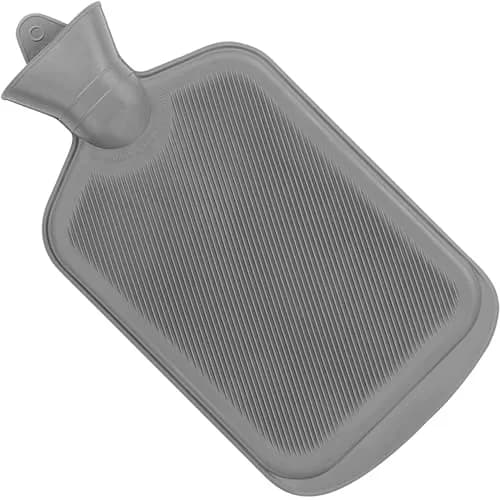 SteadMax 2 Pack Hot Water Bottles 2L | Natural Rubber Pain Relief Heat Therapy thumbnail 6
