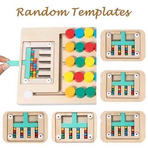 PHIELEY Color Matching Dementia Activities for Seniors | Easy Memory Care Game Toy with Large Tiles thumbnail 3