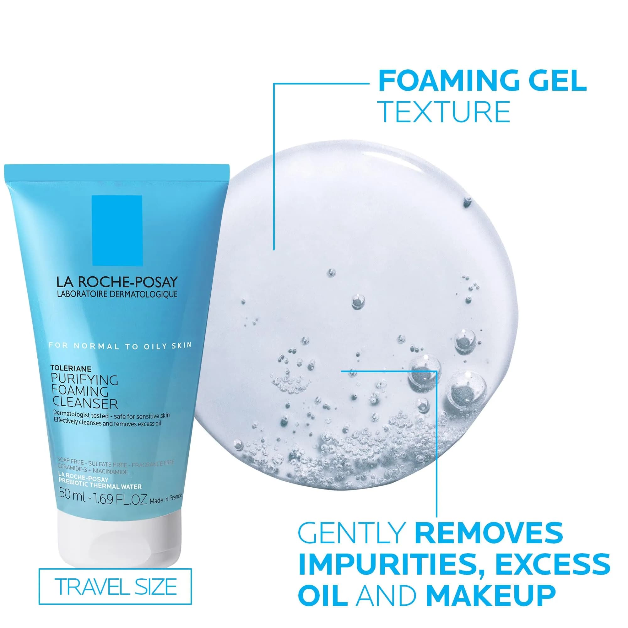 La Roche-Posay Toleriane Skin Care Set, Face Moisturizer & Face Wash | Dermatologist Tested for Sensitive Skin - view 6