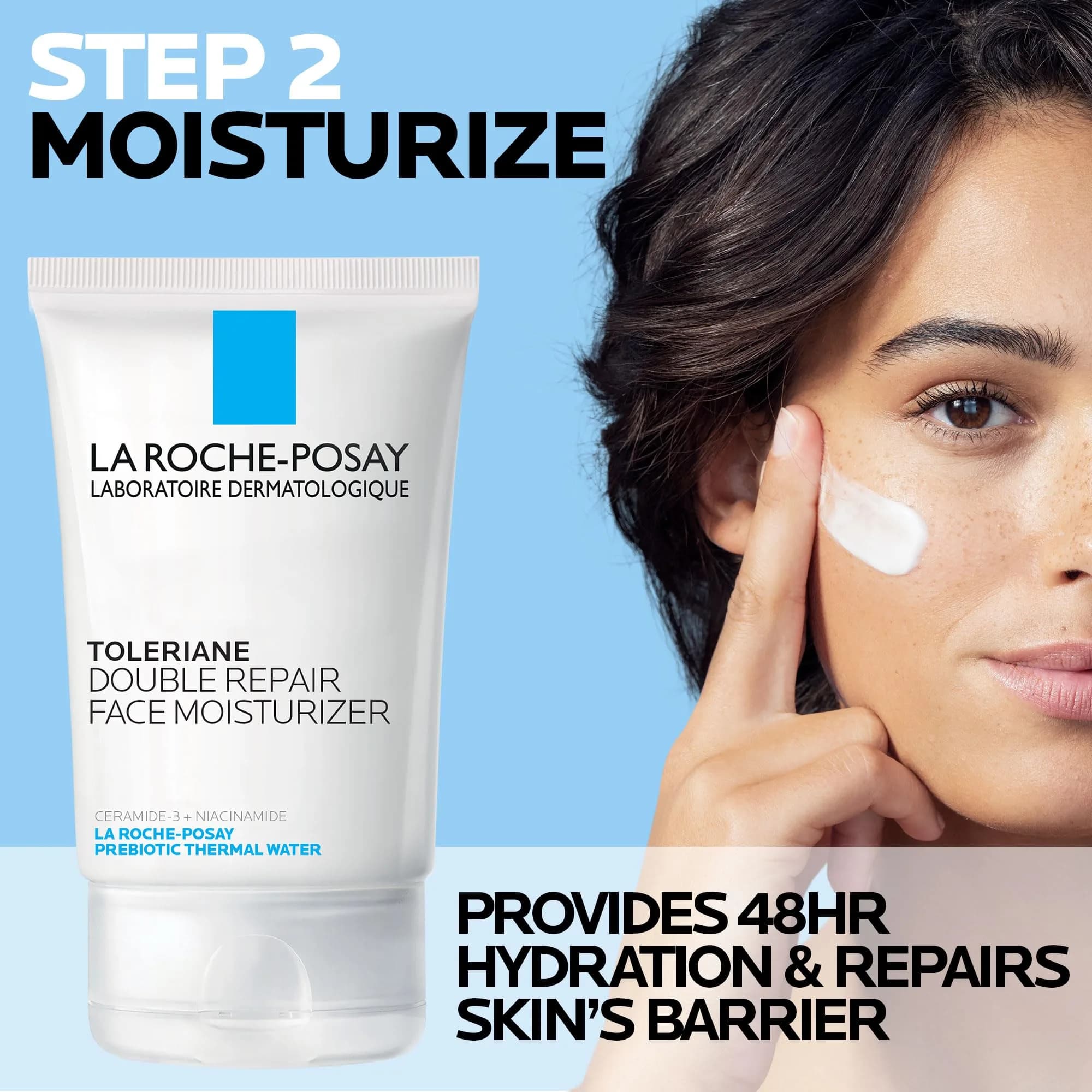 La Roche-Posay Toleriane Skin Care Set, Face Moisturizer & Face Wash | Dermatologist Tested for Sensitive Skin - view 3