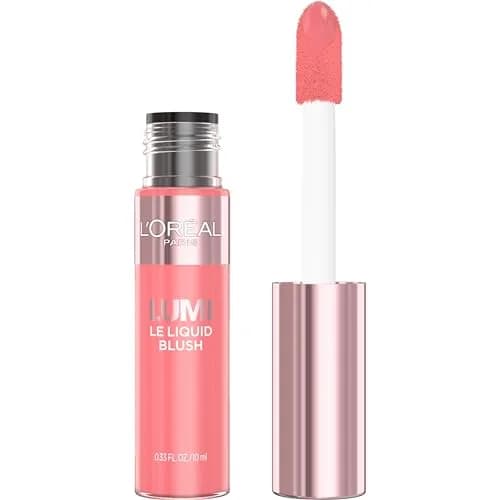 L'Oreal Paris True Match Lumi Le Liquid Blush 0.33 Fl Oz | Dewy Bright Pink, Lightweight, Buildable for All Skin Types thumbnail 1