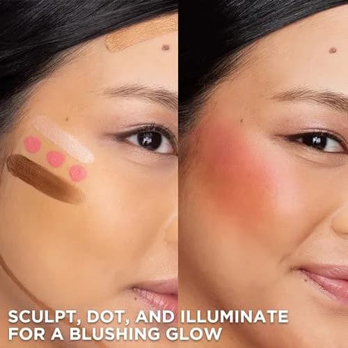 L'Oreal Paris True Match Lumi Le Liquid Blush 0.33 Fl Oz | Dewy Bright Pink, Lightweight, Buildable for All Skin Types thumbnail 7