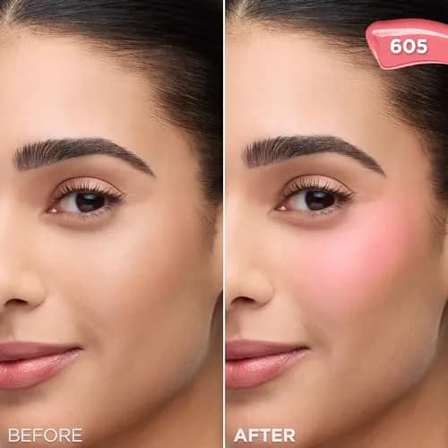 L'Oreal Paris True Match Lumi Le Liquid Blush 0.33 Fl Oz | Dewy Bright Pink, Lightweight, Buildable for All Skin Types thumbnail 4