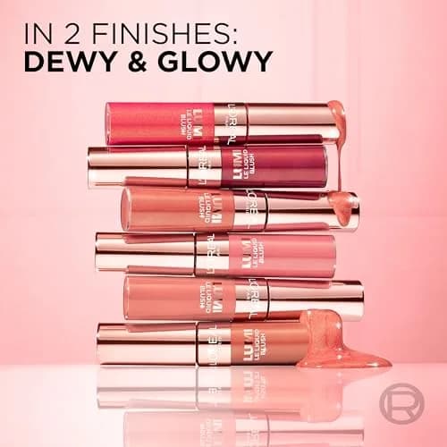 L'Oreal Paris True Match Lumi Le Liquid Blush 0.33 Fl Oz | Radiant Lightweight Blush for All Skin Types thumbnail 5