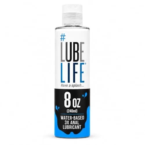 LubeLife 3X Anal Water-Based Lubricant 240ml (8 Fl Oz) | Extra Thick Glide for Anal Play thumbnail 1