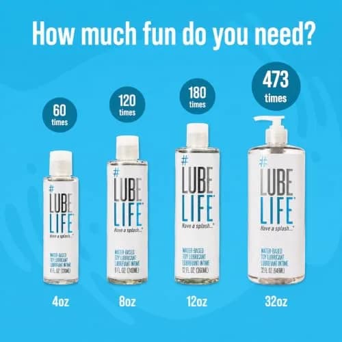 LubeLife 3X Anal Water-Based Lubricant 240ml (8 Fl Oz) | Extra Thick Glide for Anal Play thumbnail 6