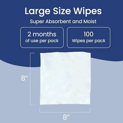 PAWSPIK Made in USA Pet Wipes Large 100 Count | Gentle & Hypoallergenic for Sensitive Skin thumbnail 5