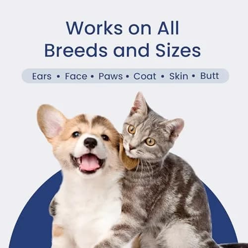 PAWSPIK Made in USA Pet Wipes Large 100 Count | Gentle & Hypoallergenic for Sensitive Skin thumbnail 6