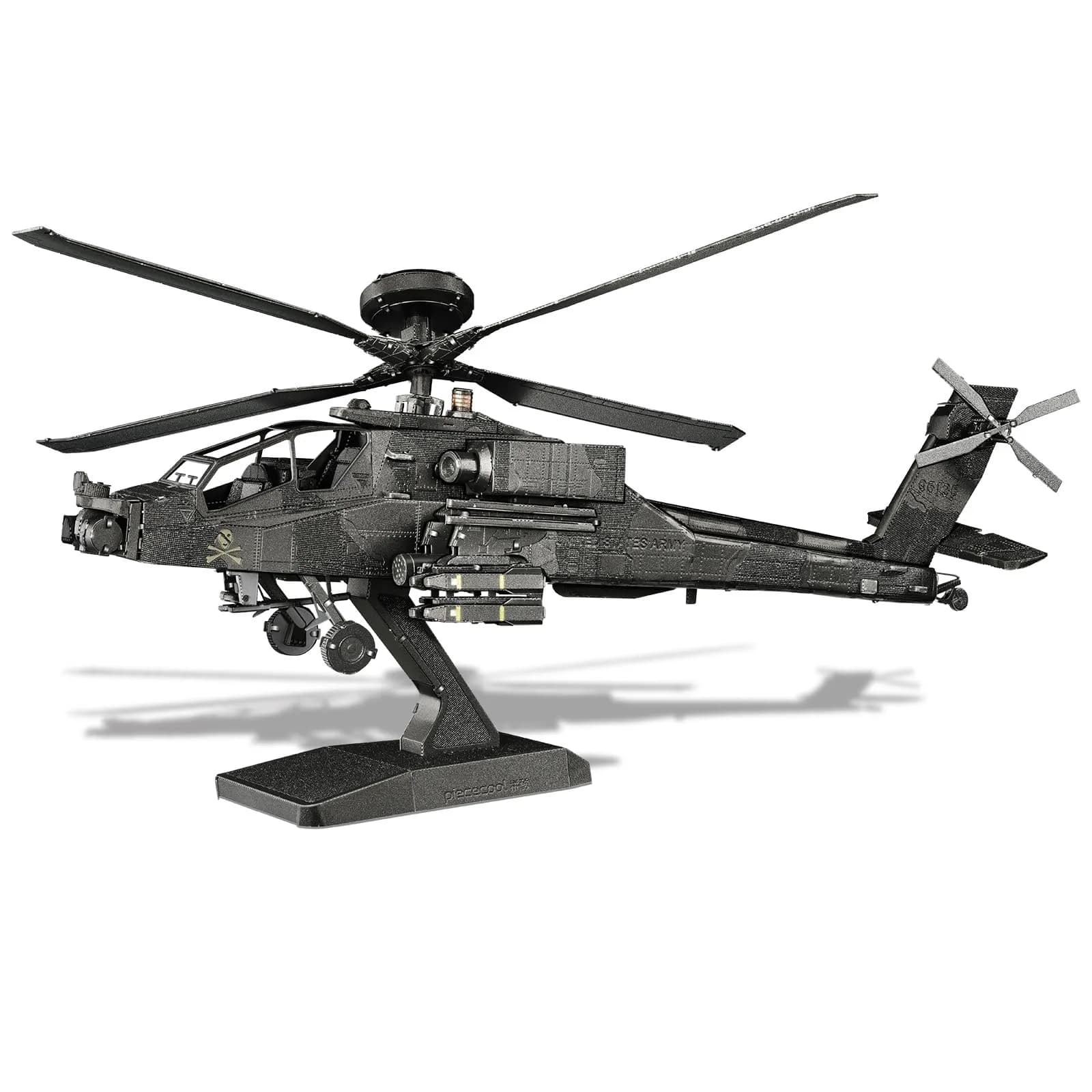 Piececool AH-64 Apache 3D Metal Model Kit 145 Pcs | Educational STEM Building Toy