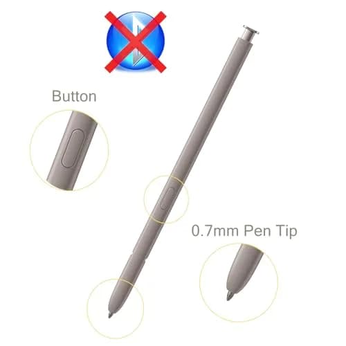 LiXiongBao 2 Pack S24 Ultra S Pen for Samsung Galaxy S24 Ultra | 4096 Pressure Sensor, Light Gray thumbnail 3