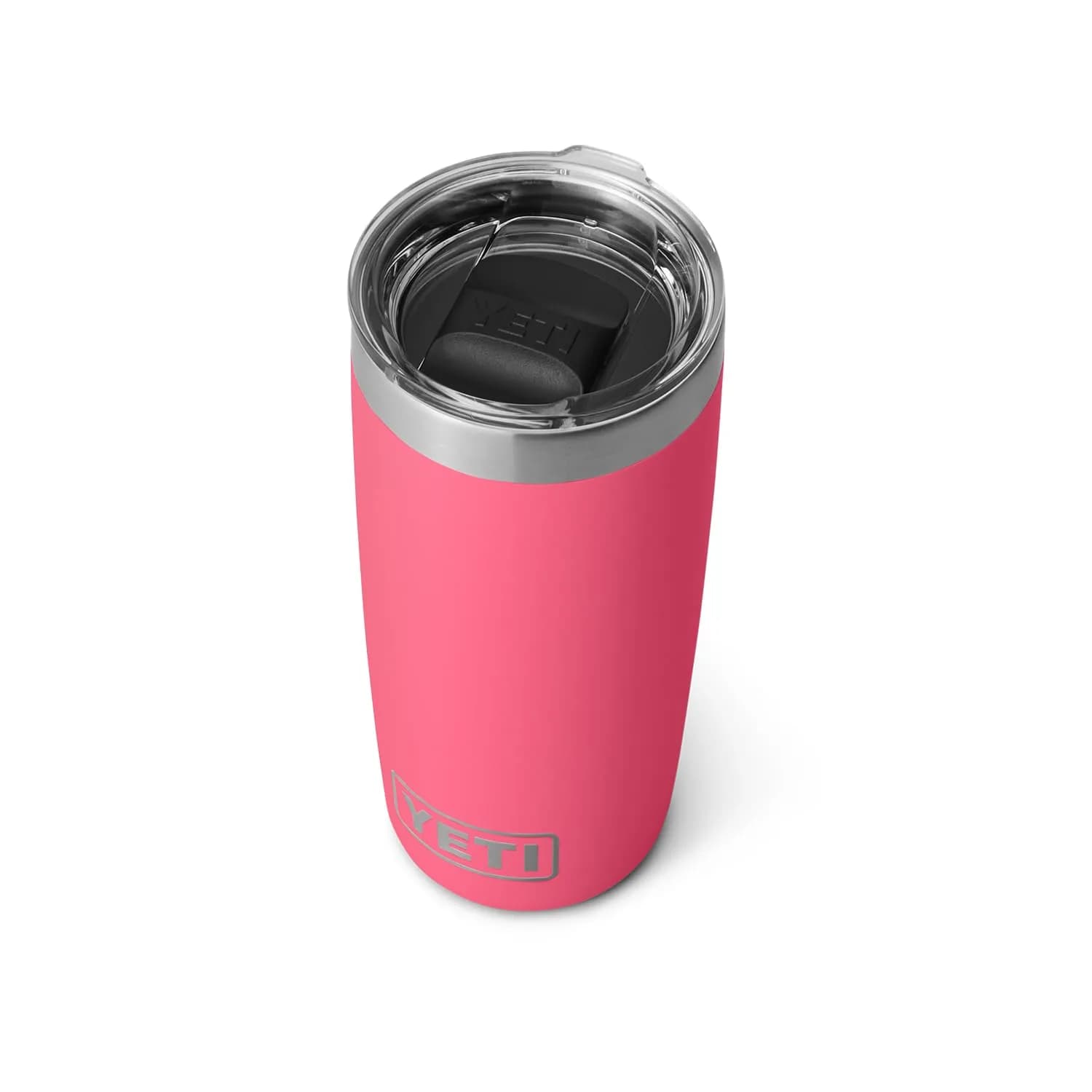 YETI Rambler 10 oz Tumbler, Stainless Steel, Vacuum Insulated with MagSlider Lid, Tropical Pink | Keeps Drinks Hot for Hours - main product image