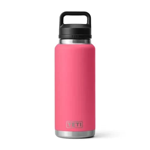 YETI Rambler 36 oz Bottle Vacuum Insulated Stainless Steel with Chug Cap, Tropical Pink | Leakproof, Durable, Keeps Drinks Hot/Cold thumbnail 1