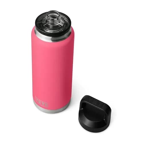 YETI Rambler 36 oz Bottle Vacuum Insulated Stainless Steel with Chug Cap, Tropical Pink | Leakproof, Durable, Keeps Drinks Hot/Cold thumbnail 3