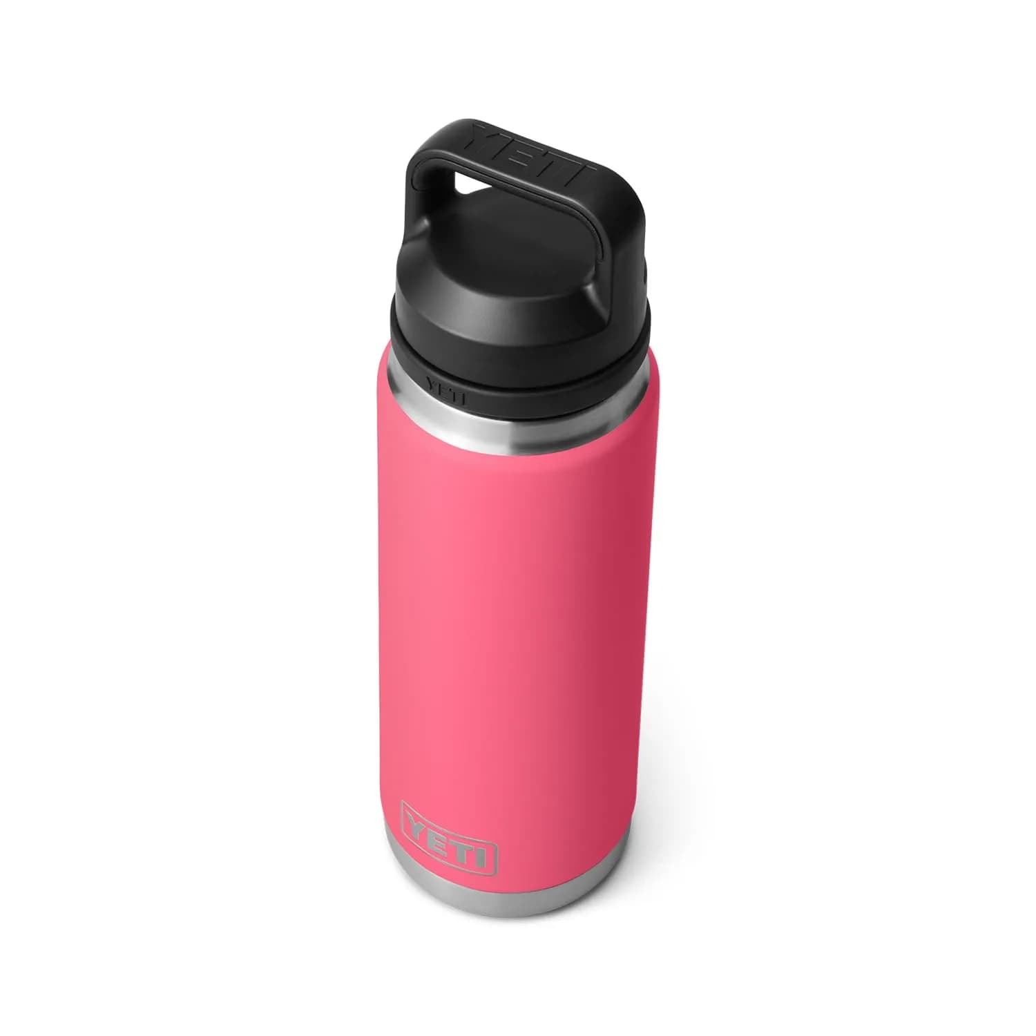 YETI Rambler 26 oz Bottle with Chug Cap, Tropical Pink | 790ml (26 fl oz) Vacuum Insulated Stainless Steel - view 5