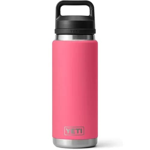 YETI Rambler 26 oz Bottle with Chug Cap, Tropical Pink | 790ml (26 fl oz) Vacuum Insulated Stainless Steel thumbnail 1
