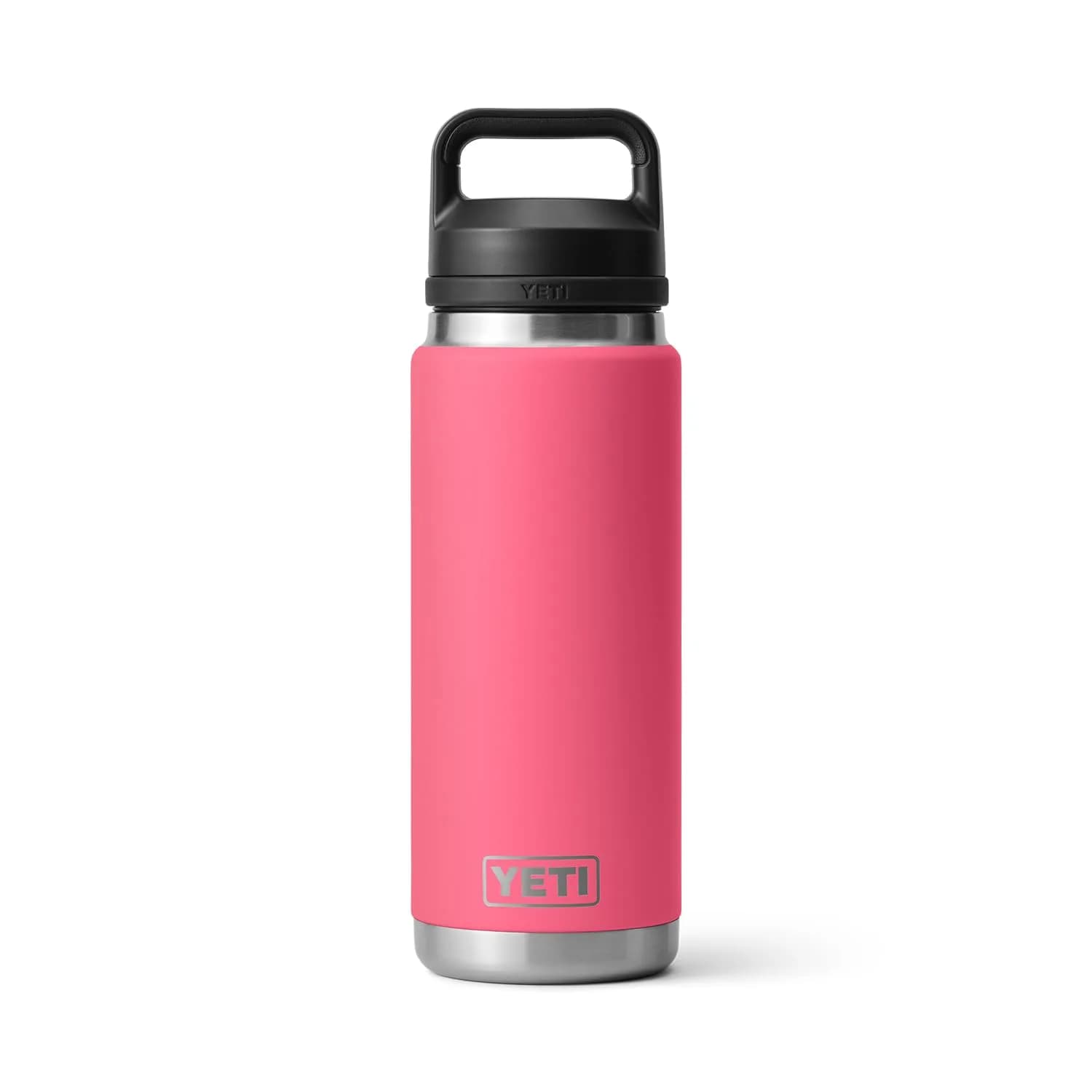 YETI Rambler 26 oz Bottle with Chug Cap, Tropical Pink | 790ml (26 fl oz) Vacuum Insulated Stainless Steel - view 3
