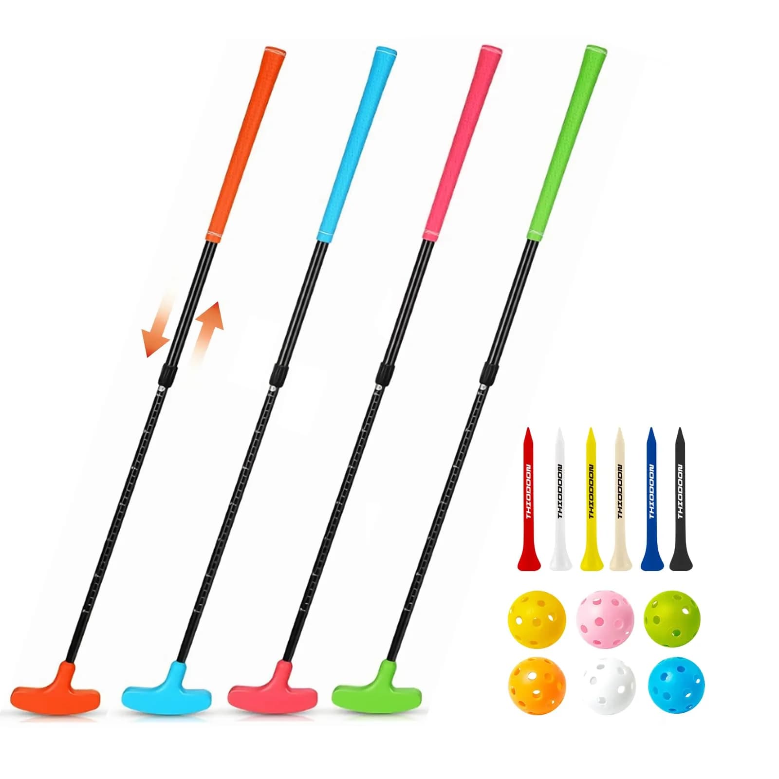 THIODOON Golf Putter for Men & Women Adjustable Length 21-37in | Two-Way Kids & Adult Putter - main product image