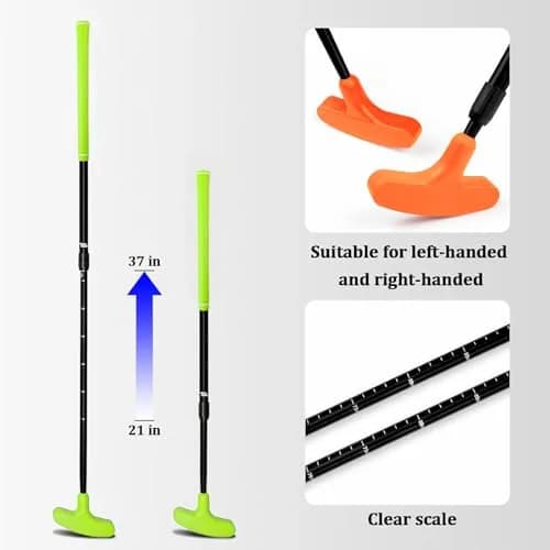 THIODOON Golf Putter for Men & Women Adjustable Length 21-37in | Two-Way Kids & Adult Putter thumbnail 3