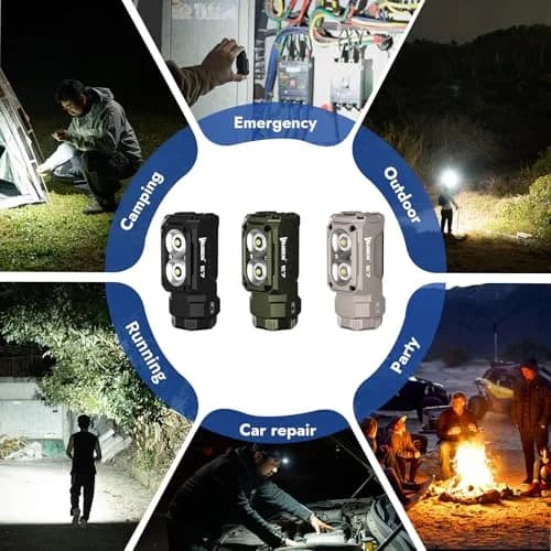 WUBEN E7 1800 Lumen Mini Flashlight with Magnet | Super Bright 6 Modes EDC Flashlight, IP68 Waterproof, Type-C LED thumbnail 8