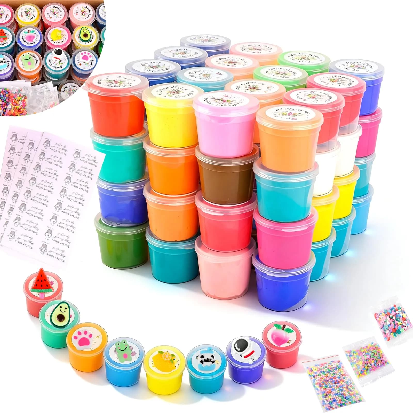 tuupowana Mini Butter Slime 30ml | Scented, Soft & Non-Sticky Stress Relief Toy for Kids